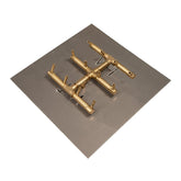 Square Tree-Style Brass Burner/Square Plate - CFBST120